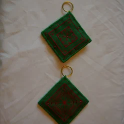 Christmas Decorations 2 Cross Stitched -Christmas Homeware & Accessories Shop featureditemlargei 1705