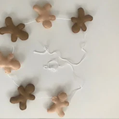 Gingerbread Men Felt Garland, Handmade Felt Decoration, Christmas Garland, Xmas -Christmas Homeware & Accessories Shop featureditemlargei 1744