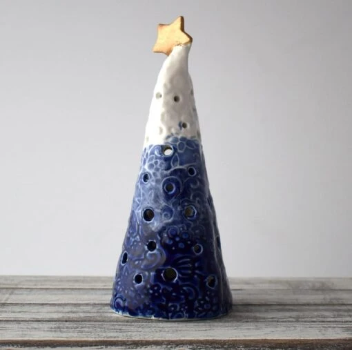 A303 Ceramic Christmas Tree Tea Light Holder (UK Postage Free) -Christmas Homeware & Accessories Shop featureditemlargei 1762