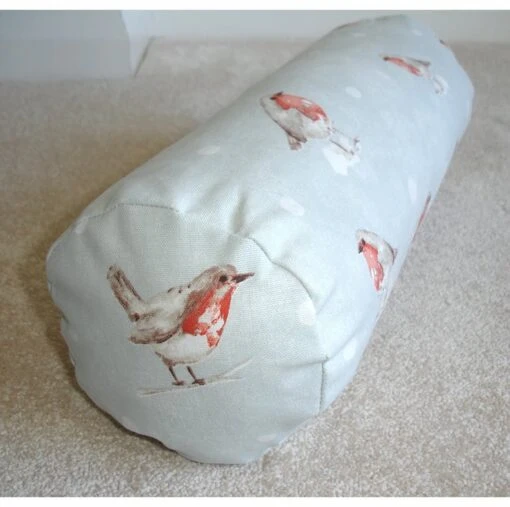 Bolster Cushion Cover 16"x6" Round Cylinder Neck Roll Christmas Pillow