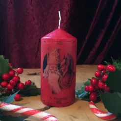Set Of 4 Kitsch Christmas Krampus Scented Candles -Christmas Homeware & Accessories Shop featureditemlargei 1771