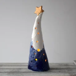 A305 Ceramic Christmas Tree Tea Light Holder (UK Postage Free) -Christmas Homeware & Accessories Shop featureditemlargei 1781