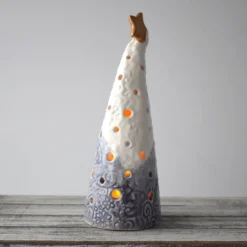 A310 Ceramic Christmas Tree Tea Light Holder (UK Postage Free) -Christmas Homeware & Accessories Shop featureditemlargei 1798
