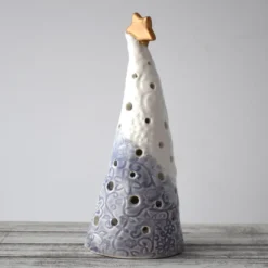 A310 Ceramic Christmas Tree Tea Light Holder (UK Postage Free) -Christmas Homeware & Accessories Shop featureditemlargei 1799