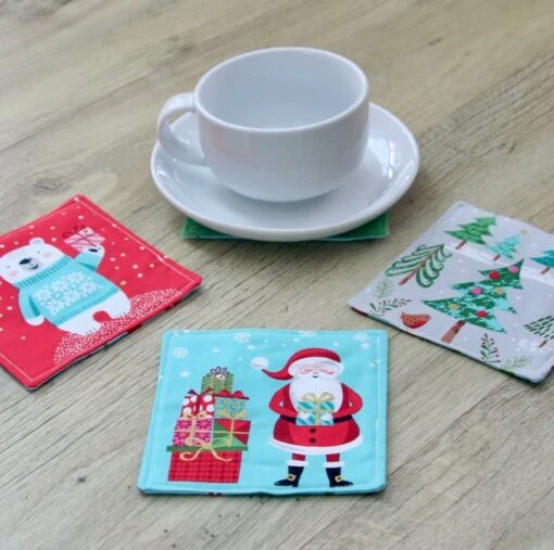 Set Of Four Christmas Coasters With Fun Pictures -Christmas Homeware & Accessories Shop featureditemlargei 182
