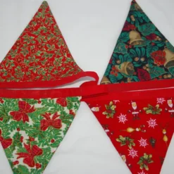 Bunting Red And Green Christmas Bunting -Christmas Homeware & Accessories Shop featureditemlargei 1825