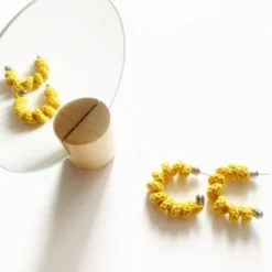 Colourful Cotton Statement Hoops Made With Wired Rope, Christmas Gifts -Christmas Homeware & Accessories Shop featureditemlargei 1877