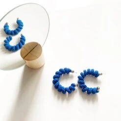 Colourful Cotton Statement Hoops Made With Wired Rope, Christmas Gifts -Christmas Homeware & Accessories Shop featureditemlargei 1878