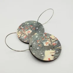 Medium Christmas Red Berry Woodland Earrings 12 Medium Christmas Red Berry Woodland Earrings -Christmas Homeware & Accessories Shop featureditemlargei 1906