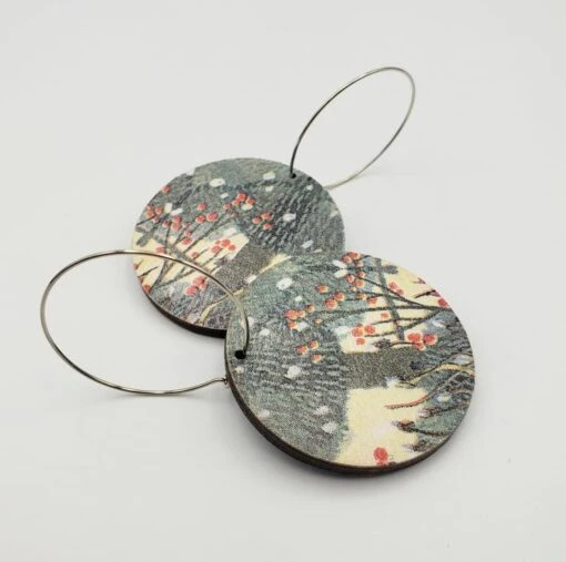 Medium Christmas Red Berry Woodland Earrings 12 Medium Christmas Red Berry Woodland Earrings -Christmas Homeware & Accessories Shop featureditemlargei 1906