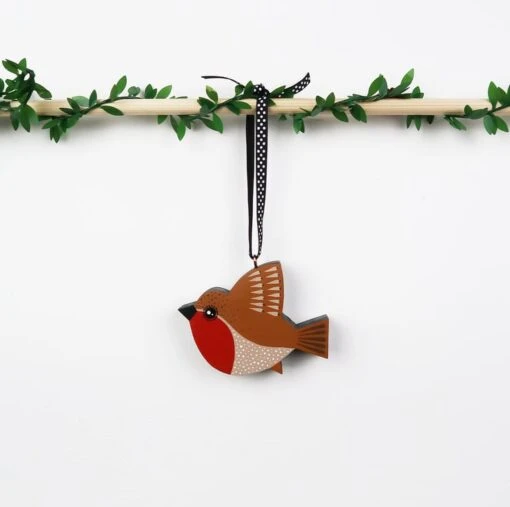 Robin Christmas Tree Decoration, Bird Lover Gift, Stocking Filler. -Christmas Homeware & Accessories Shop featureditemlargei 192
