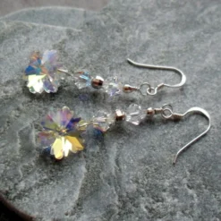 Sterling Silver Crystal Snowflake Earrings Christmas Sparkle -Christmas Homeware & Accessories Shop featureditemlargei 1959