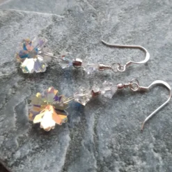 Sterling Silver Crystal Snowflake Earrings Christmas Sparkle -Christmas Homeware & Accessories Shop featureditemlargei 1960