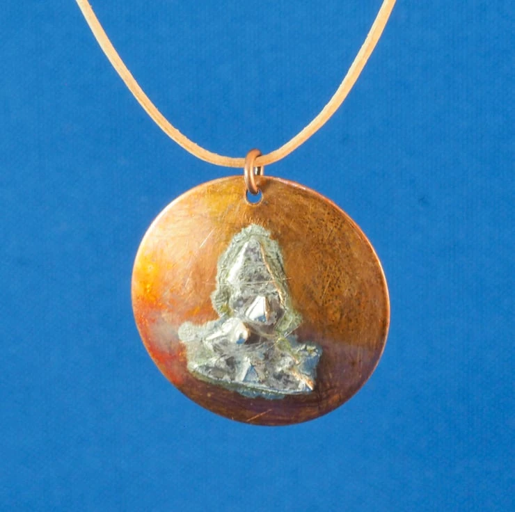 Christmas Tree Copper & Silver Pendant 1 Christmas Tree Copper & Silver Pendant