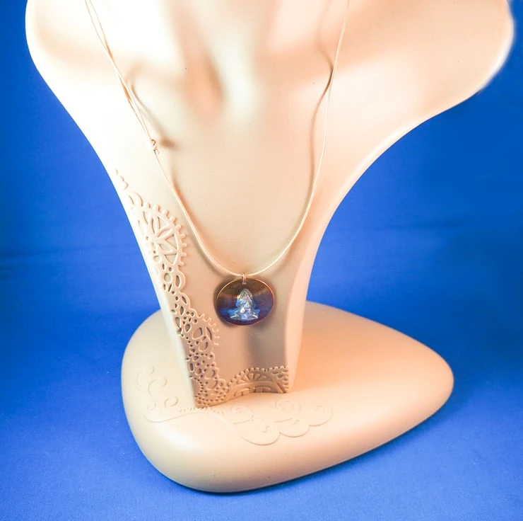 Christmas Tree Copper & Silver Pendant 2 Christmas Tree Copper & Silver Pendant - Image 2