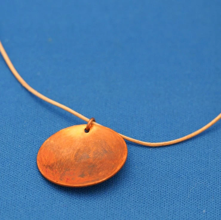 Christmas Tree Copper & Silver Pendant 3 Christmas Tree Copper & Silver Pendant - Image 3