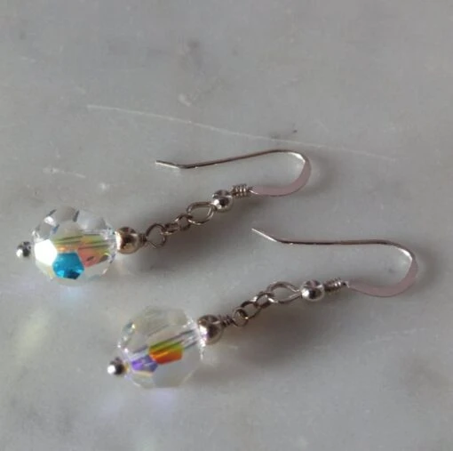 SWAROVSKI CRYSTAL EARRINGS -CHRISTMAS GIFT - DANGLE - FREE UK SHIPPING -Christmas Homeware & Accessories Shop featureditemlargei 1981