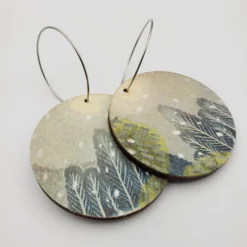 Large Christmas Woodland Snowy Scene Earrings -Christmas Homeware & Accessories Shop featureditemlargei 1996