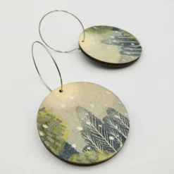 Large Christmas Woodland Snowy Scene Earrings -Christmas Homeware & Accessories Shop featureditemlargei 1997