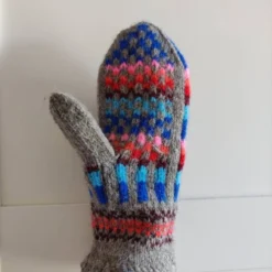 Hand Knit Thick Wool Mittens Colourful Traditional Fairisle Nordic Christmas -Christmas Homeware & Accessories Shop featureditemlargei 2022
