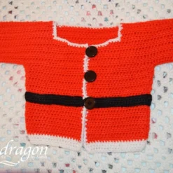 6 - 12 Month Christmas Santa Claus Cardigan