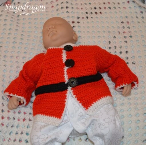 6 - 12 Month Christmas Santa Claus Cardigan -Christmas Homeware & Accessories Shop featureditemlargei 2039