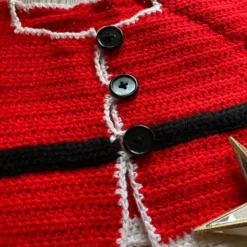 6 - 12 Month Christmas Santa Claus Cardigan -Christmas Homeware & Accessories Shop featureditemlargei 2044