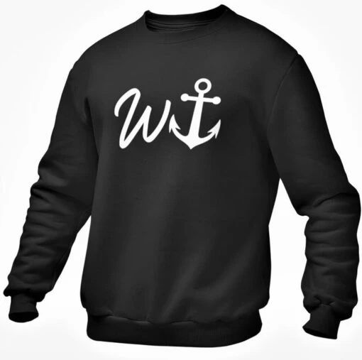 W Anchor Jumper Sweatshirt Funny Adult Humour Joke Birthday Christmas