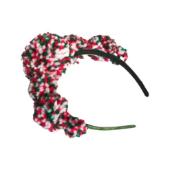 Multicolour Pompom Festival Headband Crown, Pom Pom Christmas Headpiece -Christmas Homeware & Accessories Shop featureditemlargei 2062