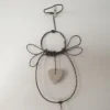 Wire Art Angel, Christmas Tree Topper, Christmas Decoration, Angel Heart