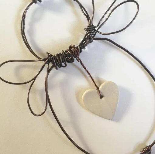 Wire Art Angel, Christmas Tree Topper, Christmas Decoration, Angel Heart -Christmas Homeware & Accessories Shop featureditemlargei 2072