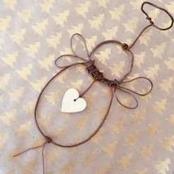Wire Art Angel, Christmas Tree Topper, Christmas Decoration, Angel Heart -Christmas Homeware & Accessories Shop featureditemlargei 2074