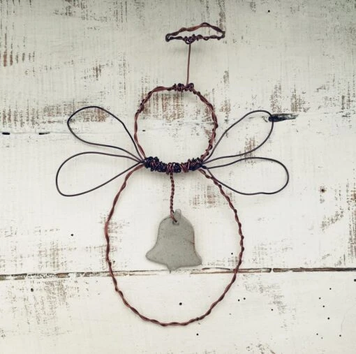 Christmas Angel Decoration, Wire Angel, Angel Hanger, Christmas Decoration,