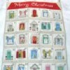 Fabric ADVENT CALENDAR . Merry Christmas Advent Calendar