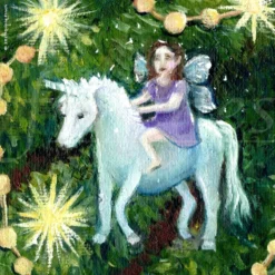 Fairy Tag At Christmas - Limited Edition Giclée Print -Christmas Homeware & Accessories Shop featureditemlargei 2117