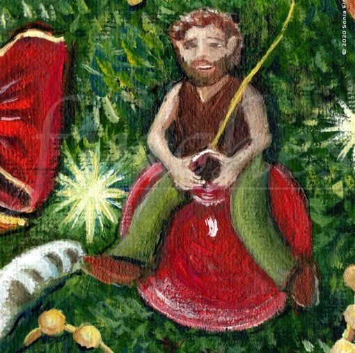 Fairy Tag At Christmas - Limited Edition Giclée Print -Christmas Homeware & Accessories Shop featureditemlargei 2118