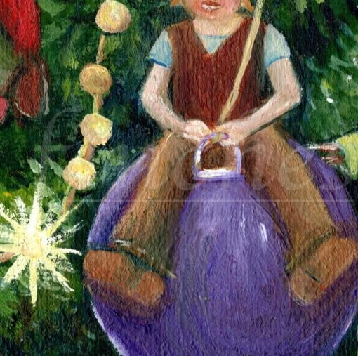 Fairy Tag At Christmas - Limited Edition Giclée Print -Christmas Homeware & Accessories Shop featureditemlargei 2119