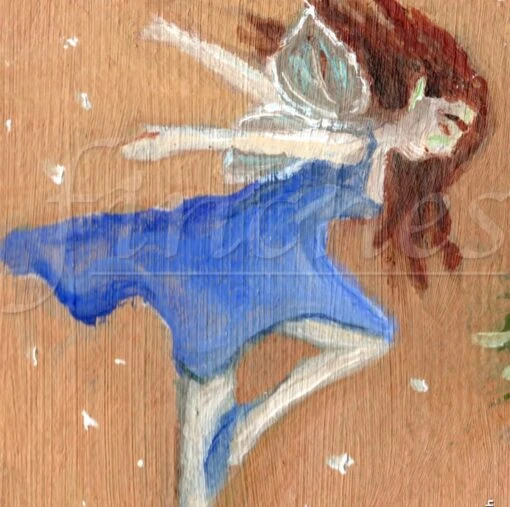 Fairy Tag At Christmas - Limited Edition Giclée Print -Christmas Homeware & Accessories Shop featureditemlargei 2120