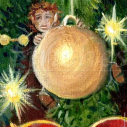 Fairy Tag At Christmas - Limited Edition Giclée Print -Christmas Homeware & Accessories Shop featureditemlargei 2122