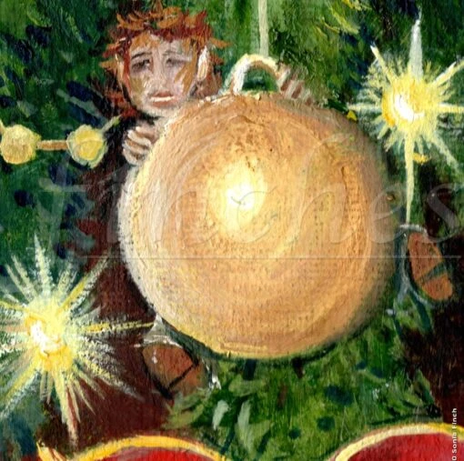 Fairy Tag At Christmas - Limited Edition Giclée Print -Christmas Homeware & Accessories Shop featureditemlargei 2122