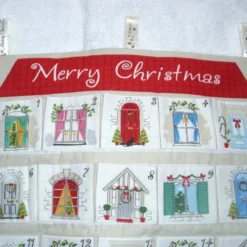 Fabric ADVENT CALENDAR . Merry Christmas Advent Calendar -Christmas Homeware & Accessories Shop featureditemlargei 213