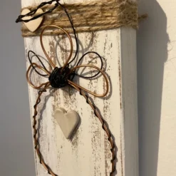 Wire Angel, Christmas Angel Decoration, Christmas Decoration, Ceramic Love Heart -Christmas Homeware & Accessories Shop featureditemlargei 2151