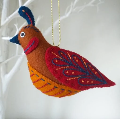 Mmmcrafts Twelve Days Of Christmas Partridge And Pear Ornament -Christmas Homeware & Accessories Shop featureditemlargei 217