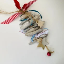 Driftwood Christmas Hanger, Christmas Hanger, Home Decor, Handmade Pottery -Christmas Homeware & Accessories Shop featureditemlargei 2180