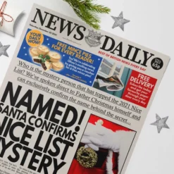 Personalised Newspaper Christmas Gift -Christmas Homeware & Accessories Shop featureditemlargei 2220
