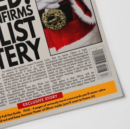 Personalised Newspaper Christmas Gift -Christmas Homeware & Accessories Shop featureditemlargei 2221