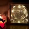 Father Christmas Shadow Lightbox - Shadowbox - Light Box - Santa - Snow Globe