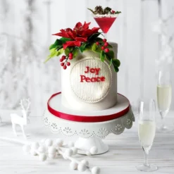 Festive Christmas Mini Cocktail Cake Toppers - Three Variations 6 Festive Christmas Mini Cocktail Cake Toppers - Three Variations -Christmas Homeware & Accessories Shop featureditemlargei 225