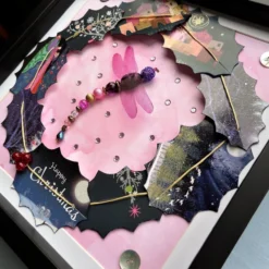 Stargazing Beaded Dragonfly Christmas Wreath Box Frame 7 Stargazing Beaded Dragonfly Christmas Wreath Box Frame -Christmas Homeware & Accessories Shop featureditemlargei 2322