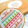 Christmas Fair Isle Cross Stitch Kit